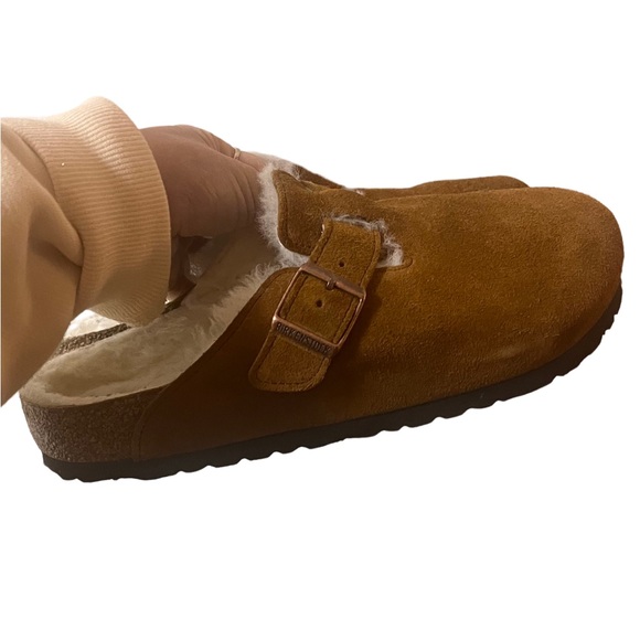 Birkenstock Shoes - EUC Boston VL/ Shearling Mink Birkenstock (10-10.5W, 8-8.5M)